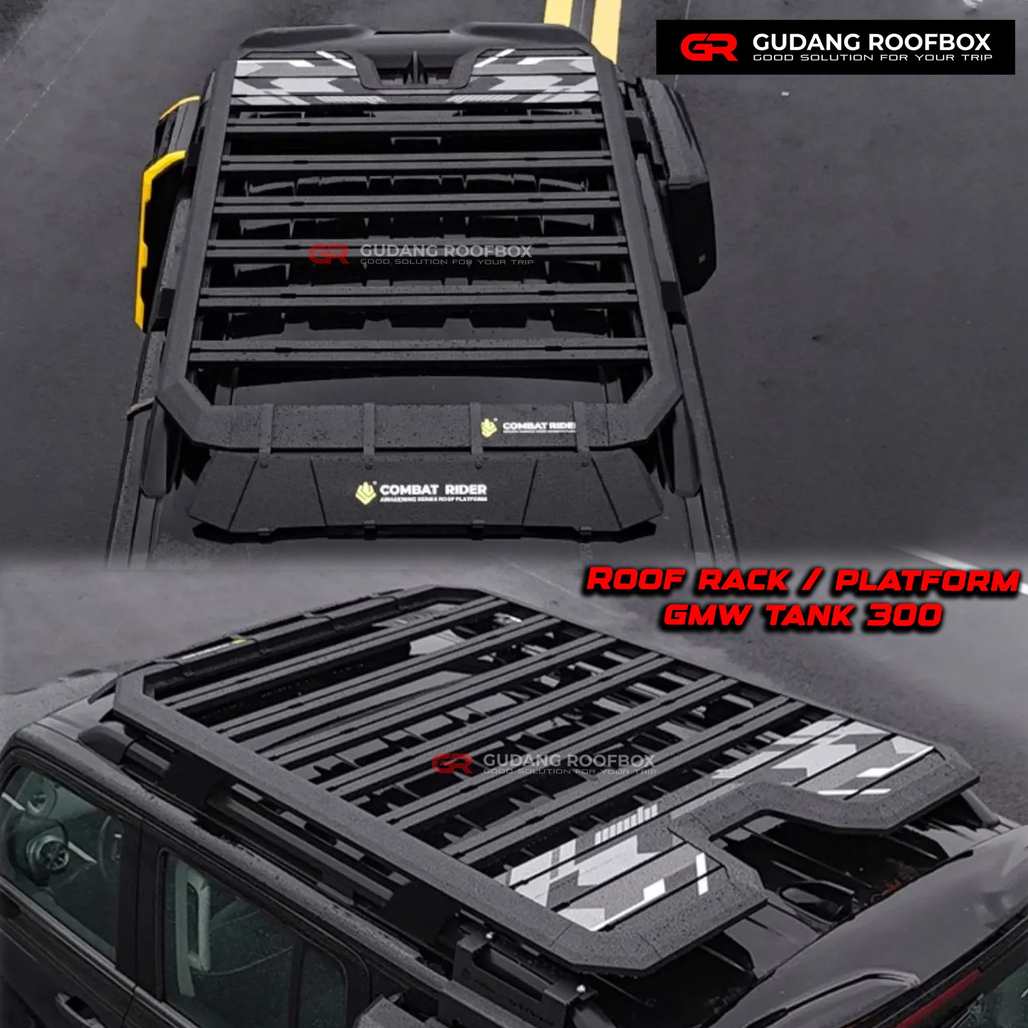 Roop Rak Mobil Roof Rack Roofrack Roof Platform Rak Atas Mobil Tank 300 Aksesoris Rak ...