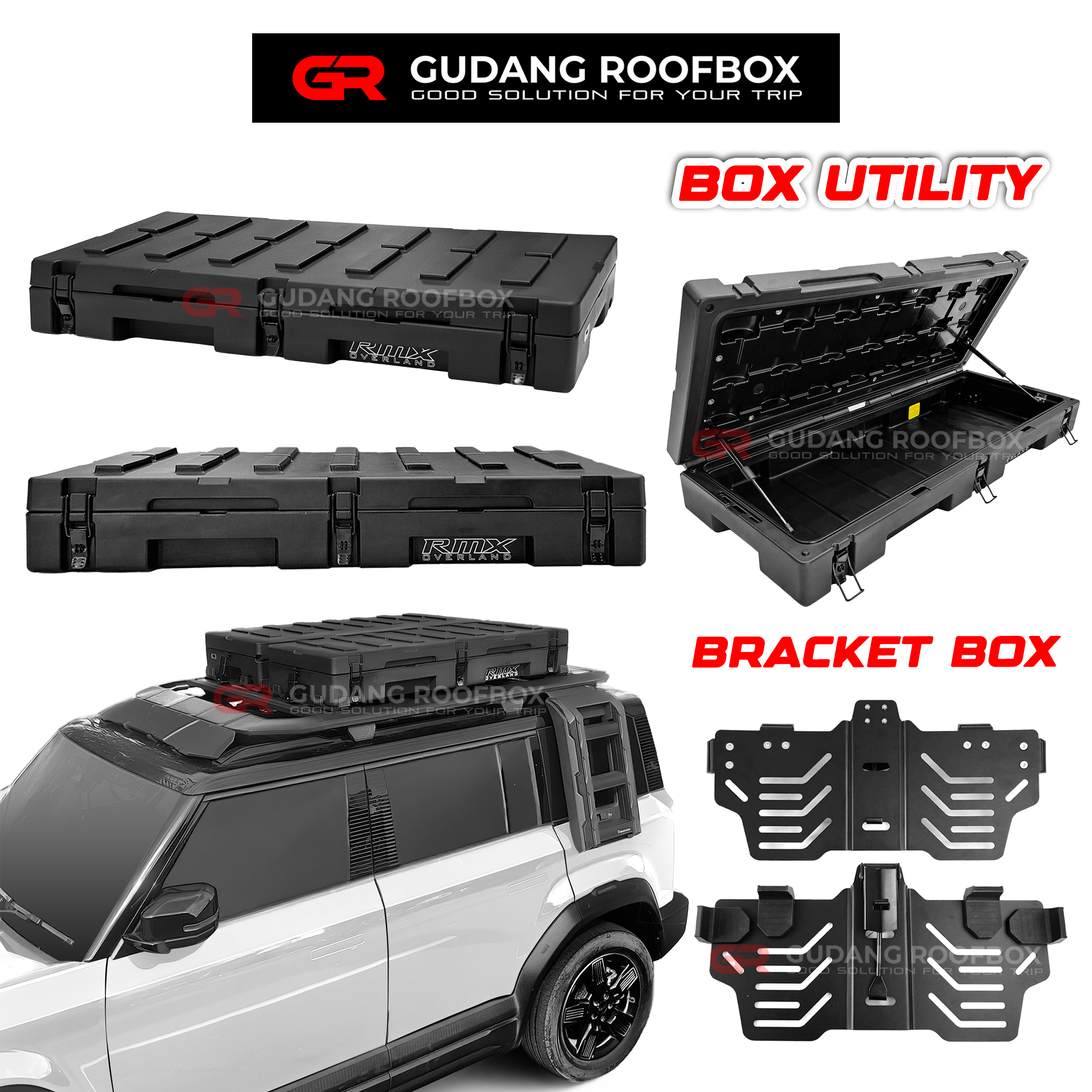 Mobil Roff Box Box Utility For Roof Rack Utility Box Penyimpanan Peralatan Mobil Box ...